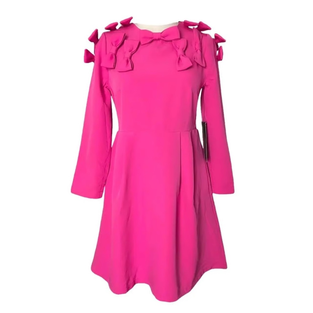 Tuckernuck x Cameran Eubanks Hot Pink Bow dress - Picture 4 of 6